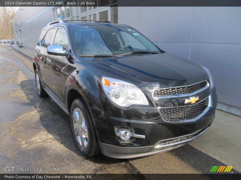 Black / Jet Black 2014 Chevrolet Equinox LTZ AWD