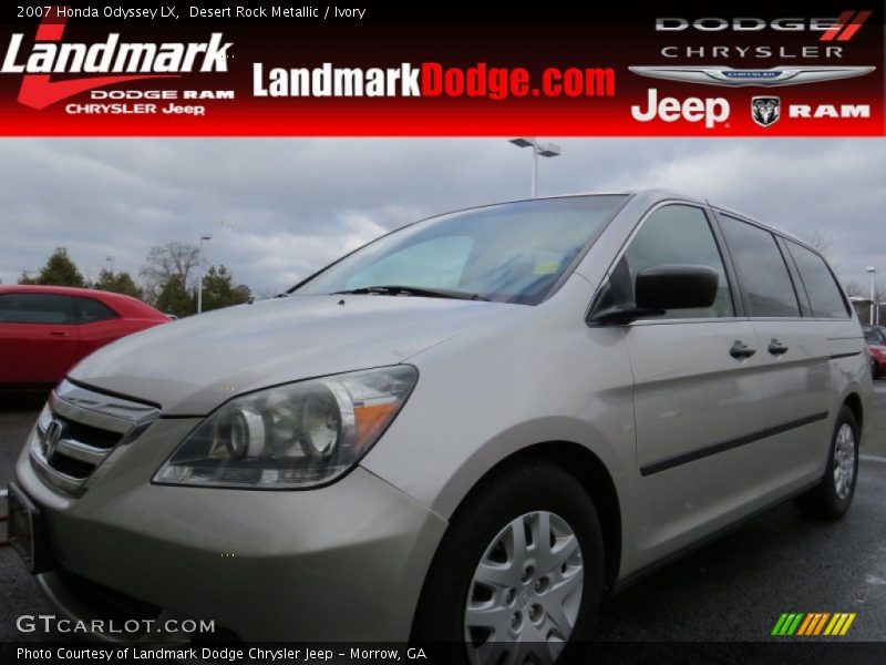 Desert Rock Metallic / Ivory 2007 Honda Odyssey LX