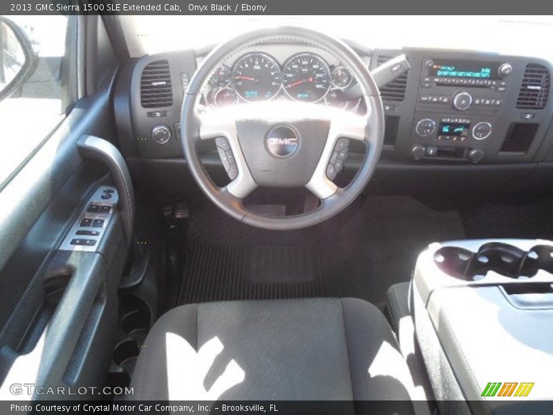 Onyx Black / Ebony 2013 GMC Sierra 1500 SLE Extended Cab