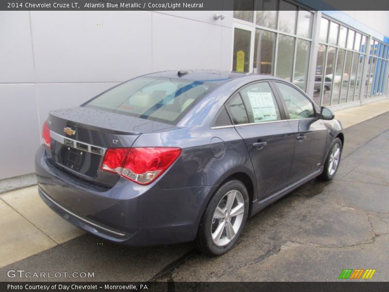 Atlantis Blue Metallic / Cocoa/Light Neutral 2014 Chevrolet Cruze LT