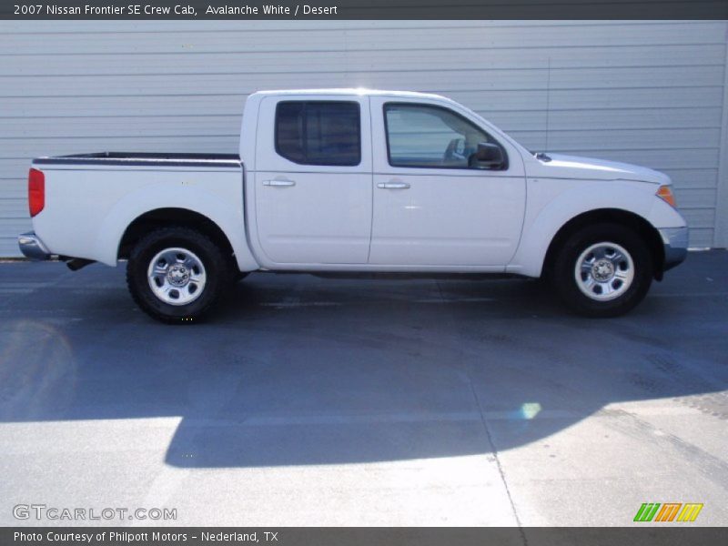 Avalanche White / Desert 2007 Nissan Frontier SE Crew Cab