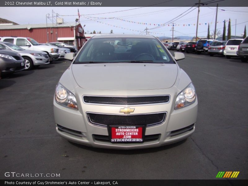 Gold Mist Metallic / Ebony 2012 Chevrolet Malibu LT