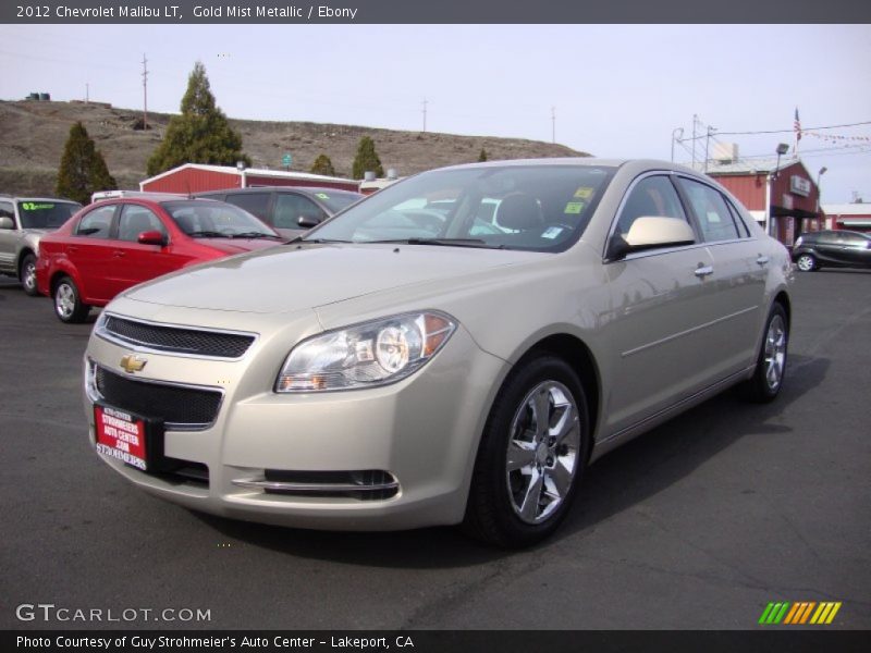 Gold Mist Metallic / Ebony 2012 Chevrolet Malibu LT