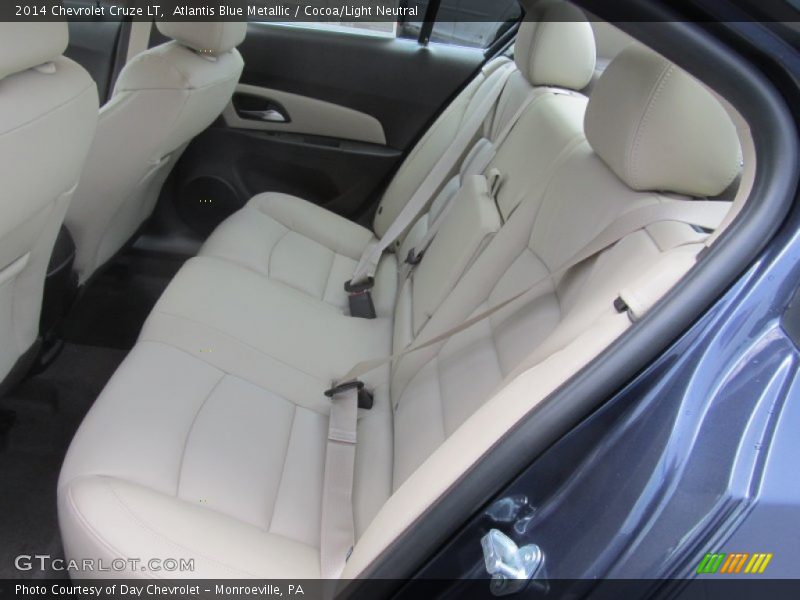 Atlantis Blue Metallic / Cocoa/Light Neutral 2014 Chevrolet Cruze LT