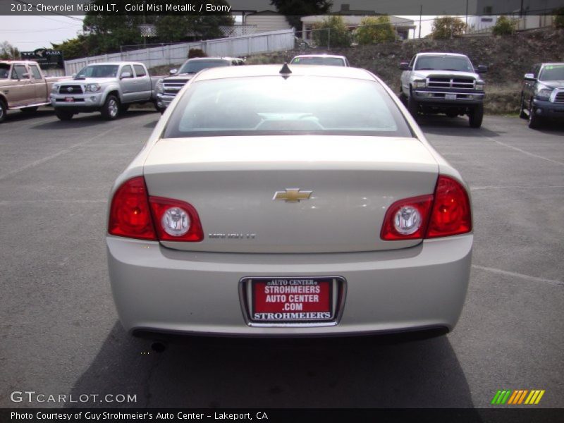 Gold Mist Metallic / Ebony 2012 Chevrolet Malibu LT