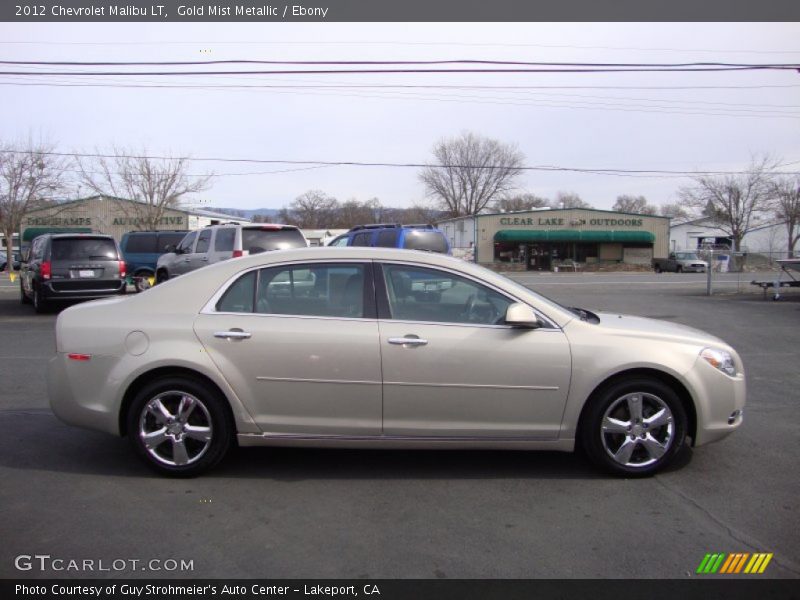 Gold Mist Metallic / Ebony 2012 Chevrolet Malibu LT