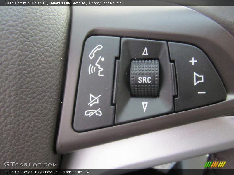 Atlantis Blue Metallic / Cocoa/Light Neutral 2014 Chevrolet Cruze LT