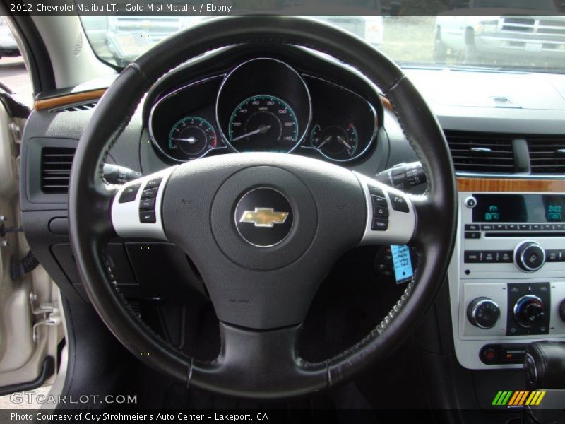 Gold Mist Metallic / Ebony 2012 Chevrolet Malibu LT