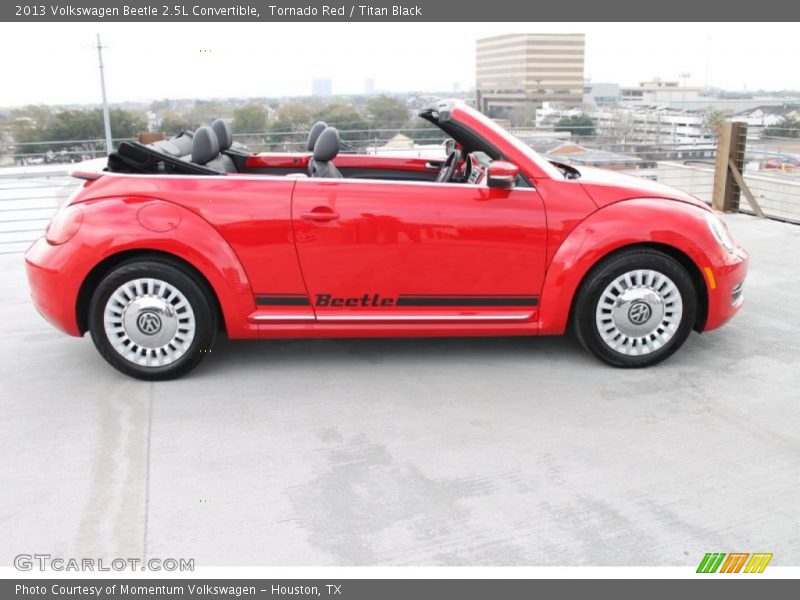 Tornado Red / Titan Black 2013 Volkswagen Beetle 2.5L Convertible