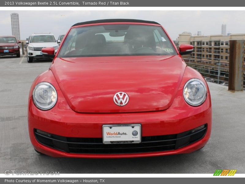 Tornado Red / Titan Black 2013 Volkswagen Beetle 2.5L Convertible