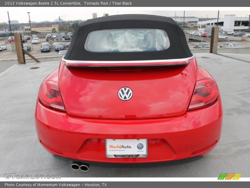 Tornado Red / Titan Black 2013 Volkswagen Beetle 2.5L Convertible