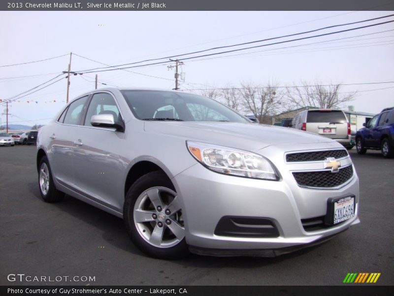 Silver Ice Metallic / Jet Black 2013 Chevrolet Malibu LT