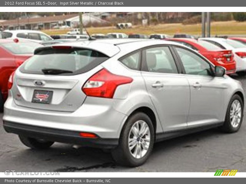 Ingot Silver Metallic / Charcoal Black 2012 Ford Focus SEL 5-Door