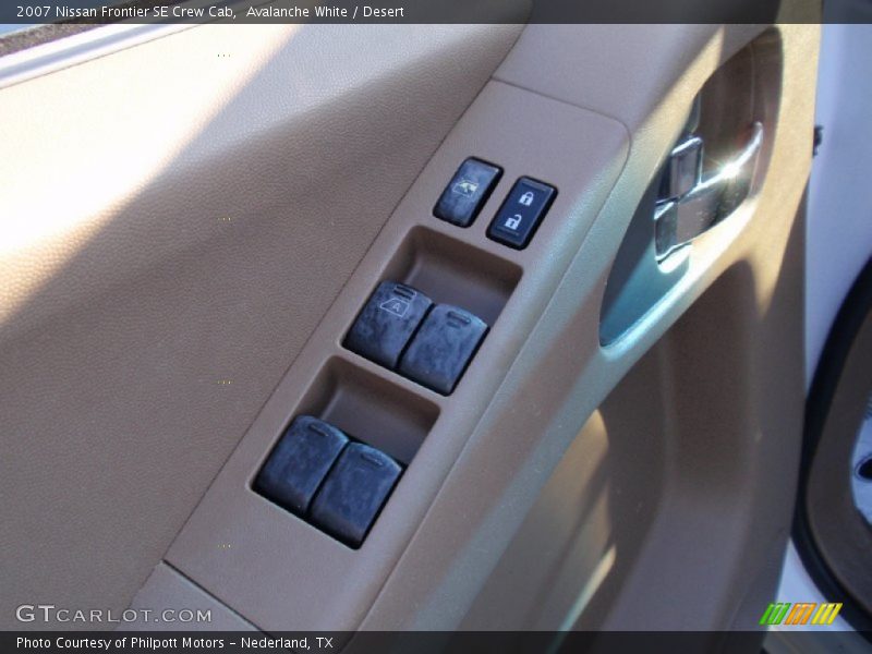 Avalanche White / Desert 2007 Nissan Frontier SE Crew Cab
