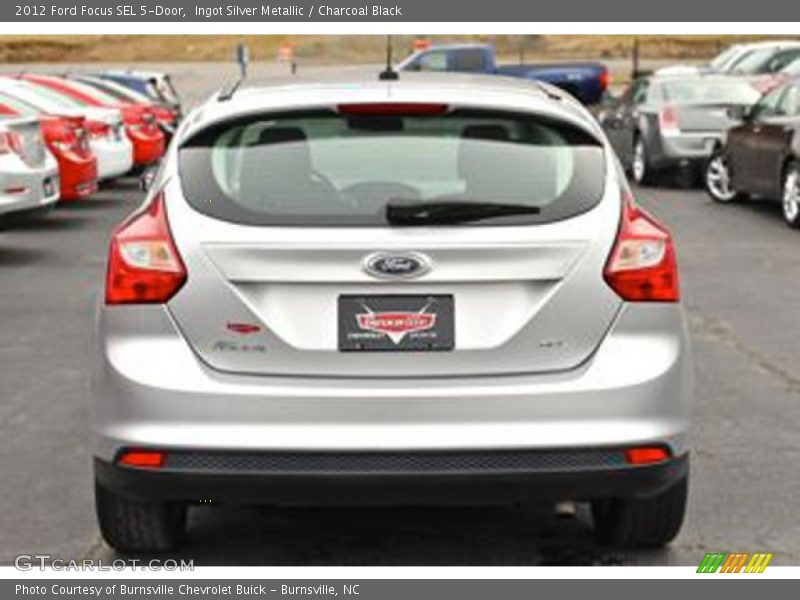 Ingot Silver Metallic / Charcoal Black 2012 Ford Focus SEL 5-Door