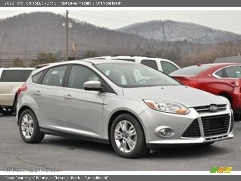Ingot Silver Metallic / Charcoal Black 2012 Ford Focus SEL 5-Door