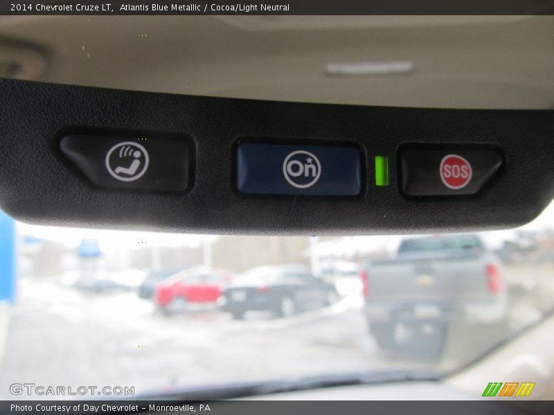 Atlantis Blue Metallic / Cocoa/Light Neutral 2014 Chevrolet Cruze LT