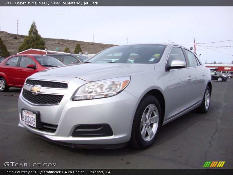 Silver Ice Metallic / Jet Black 2013 Chevrolet Malibu LT