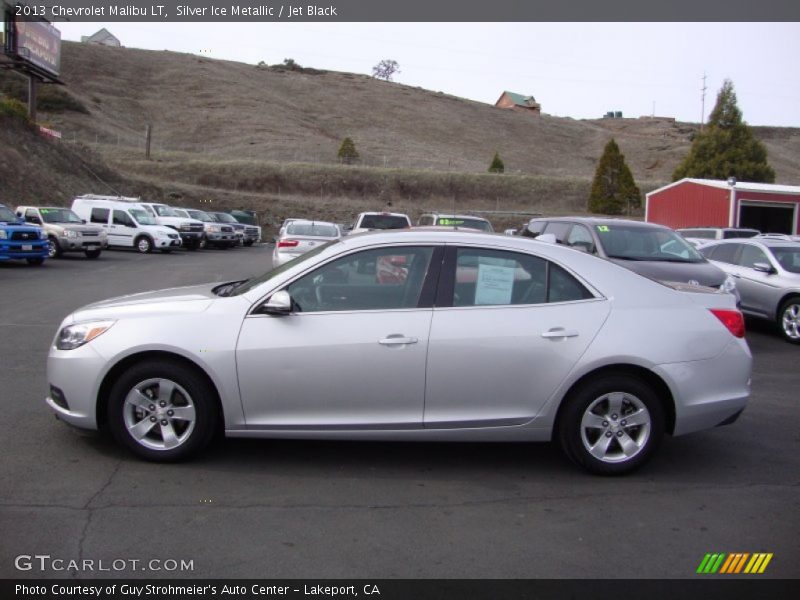 Silver Ice Metallic / Jet Black 2013 Chevrolet Malibu LT