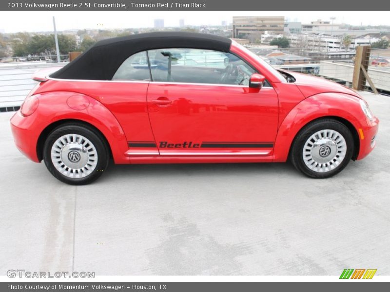 Tornado Red / Titan Black 2013 Volkswagen Beetle 2.5L Convertible