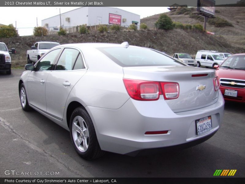 Silver Ice Metallic / Jet Black 2013 Chevrolet Malibu LT