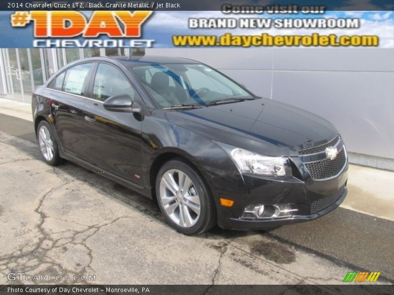Black Granite Metallic / Jet Black 2014 Chevrolet Cruze LTZ