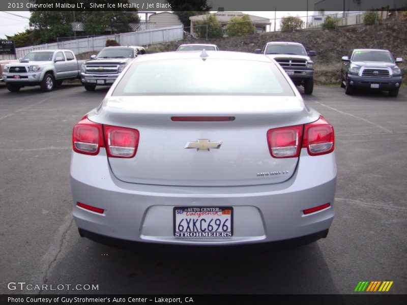 Silver Ice Metallic / Jet Black 2013 Chevrolet Malibu LT
