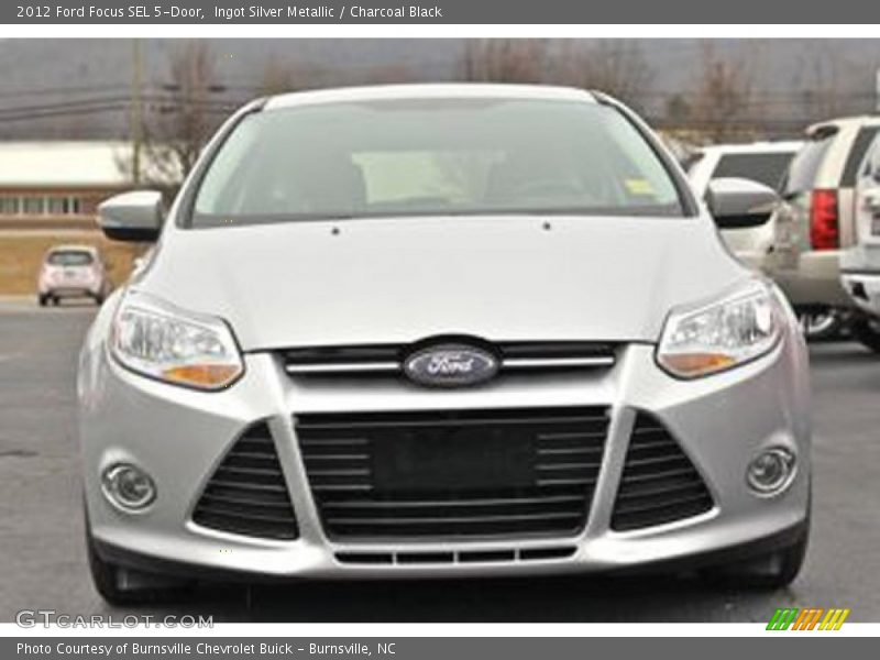 Ingot Silver Metallic / Charcoal Black 2012 Ford Focus SEL 5-Door