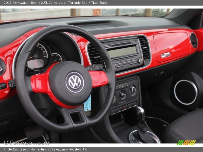 Tornado Red / Titan Black 2013 Volkswagen Beetle 2.5L Convertible