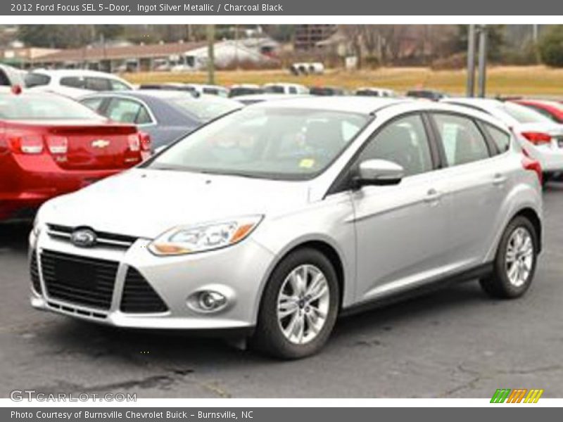 Ingot Silver Metallic / Charcoal Black 2012 Ford Focus SEL 5-Door