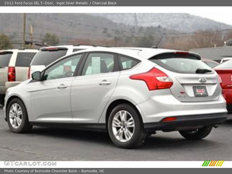 Ingot Silver Metallic / Charcoal Black 2012 Ford Focus SEL 5-Door