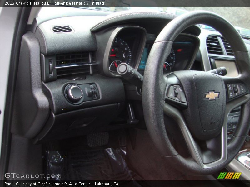 Silver Ice Metallic / Jet Black 2013 Chevrolet Malibu LT