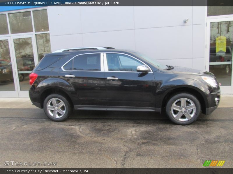Black Granite Metallic / Jet Black 2014 Chevrolet Equinox LTZ AWD