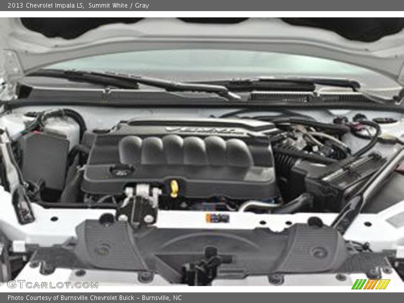 Summit White / Gray 2013 Chevrolet Impala LS