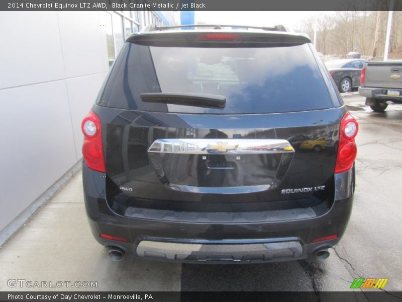 Black Granite Metallic / Jet Black 2014 Chevrolet Equinox LTZ AWD