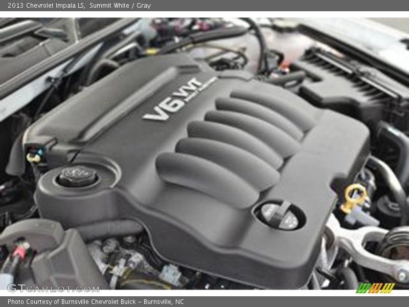 Summit White / Gray 2013 Chevrolet Impala LS