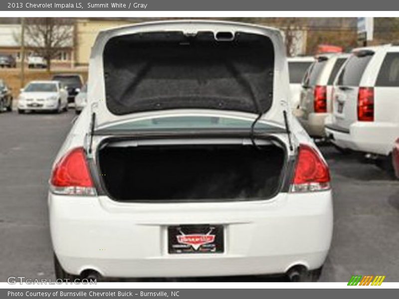 Summit White / Gray 2013 Chevrolet Impala LS