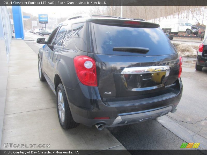 Black Granite Metallic / Jet Black 2014 Chevrolet Equinox LTZ AWD