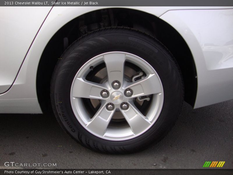 Silver Ice Metallic / Jet Black 2013 Chevrolet Malibu LT