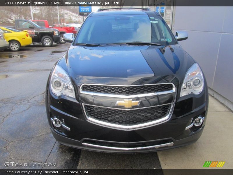 Black Granite Metallic / Jet Black 2014 Chevrolet Equinox LTZ AWD