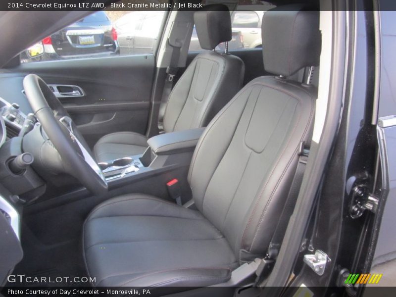 Black Granite Metallic / Jet Black 2014 Chevrolet Equinox LTZ AWD