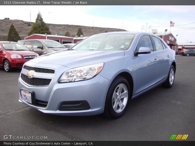 Silver Topaz Metallic / Jet Black 2013 Chevrolet Malibu LT