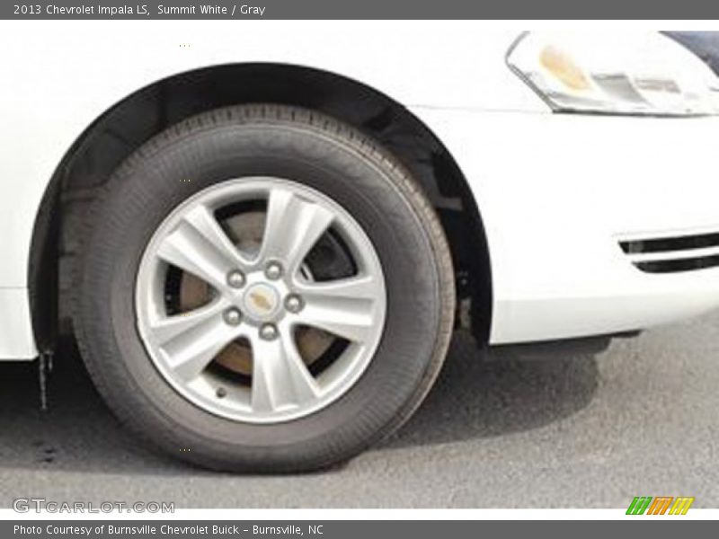 Summit White / Gray 2013 Chevrolet Impala LS