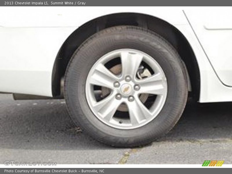 Summit White / Gray 2013 Chevrolet Impala LS