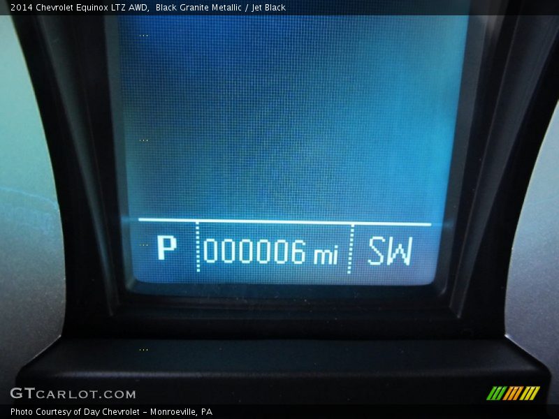 Black Granite Metallic / Jet Black 2014 Chevrolet Equinox LTZ AWD
