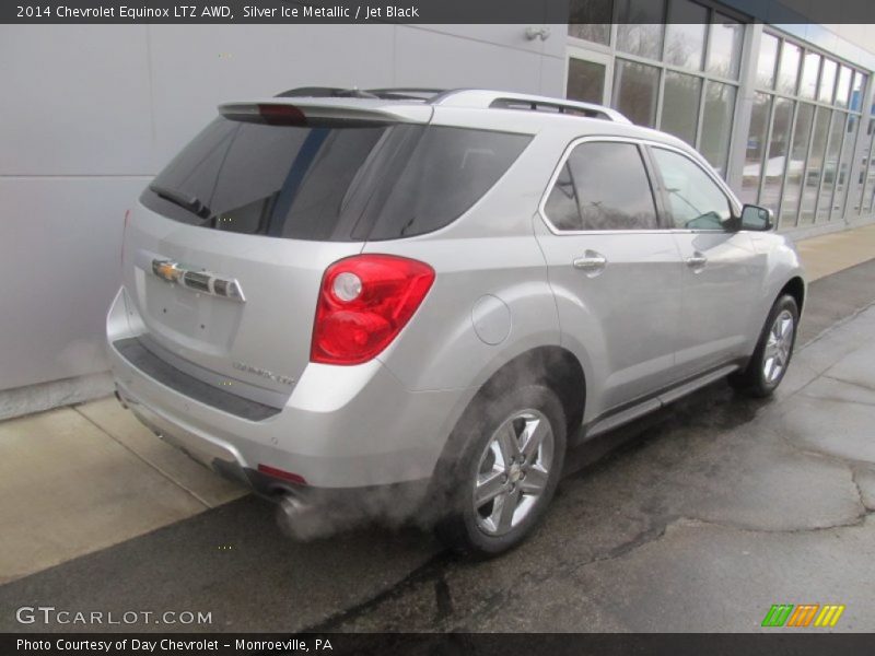 Silver Ice Metallic / Jet Black 2014 Chevrolet Equinox LTZ AWD