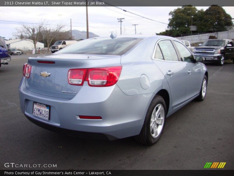 Silver Topaz Metallic / Jet Black 2013 Chevrolet Malibu LT