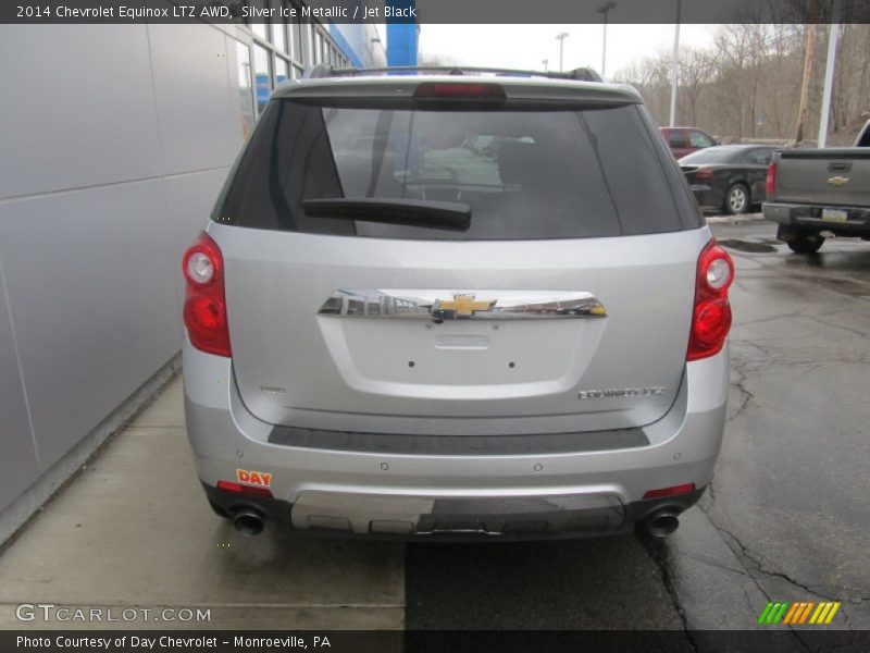 Silver Ice Metallic / Jet Black 2014 Chevrolet Equinox LTZ AWD