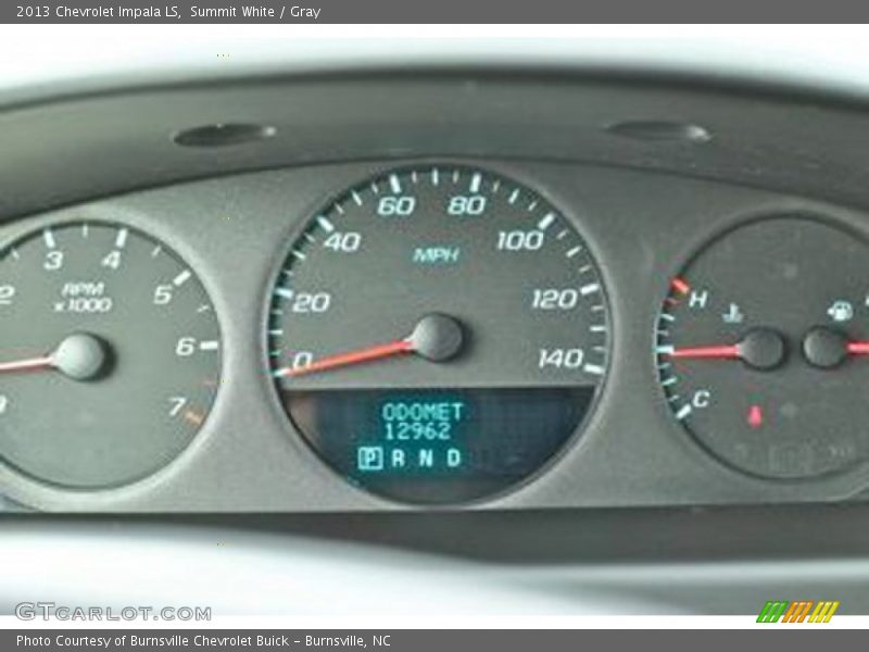 Summit White / Gray 2013 Chevrolet Impala LS