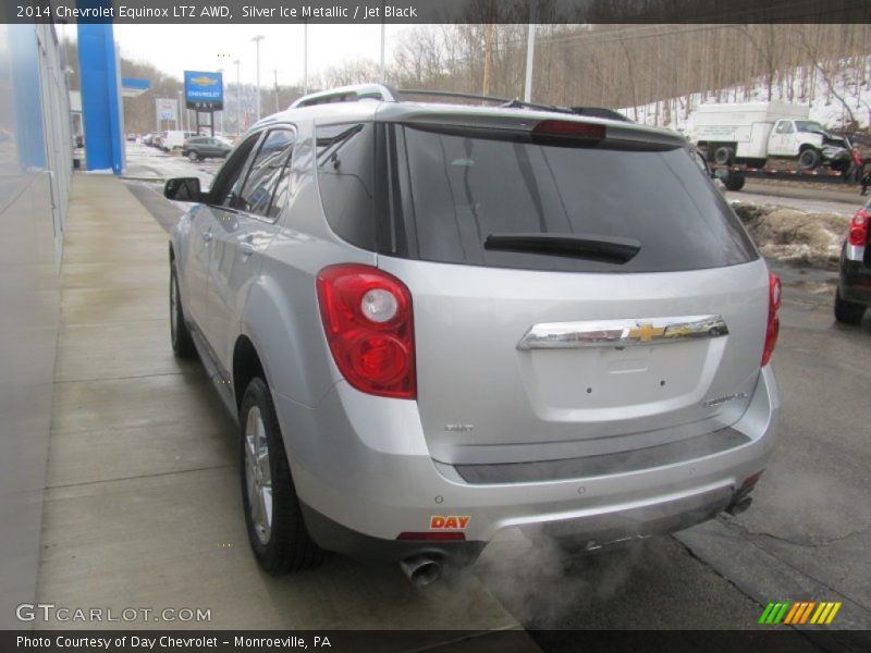 Silver Ice Metallic / Jet Black 2014 Chevrolet Equinox LTZ AWD